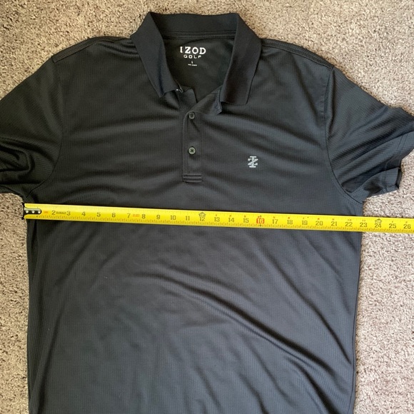 Izod Golf Black Polo - Picture 5 of 5